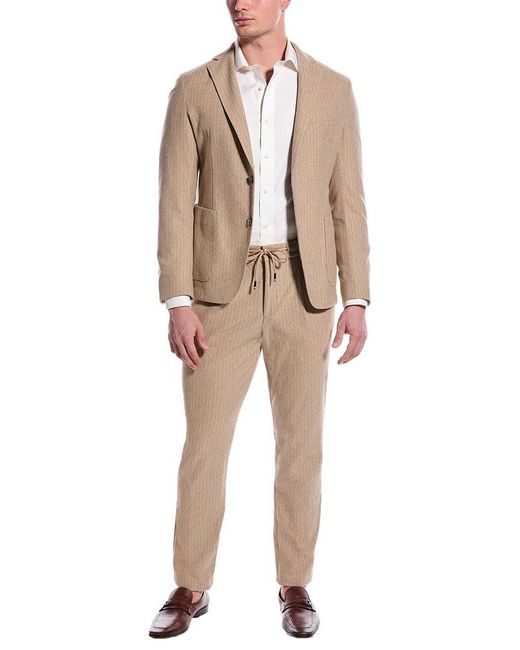Boss Natural 2pc Slim Fit Suit for men