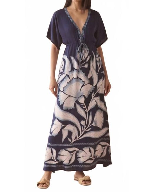 Omika Blue Pia Caftan