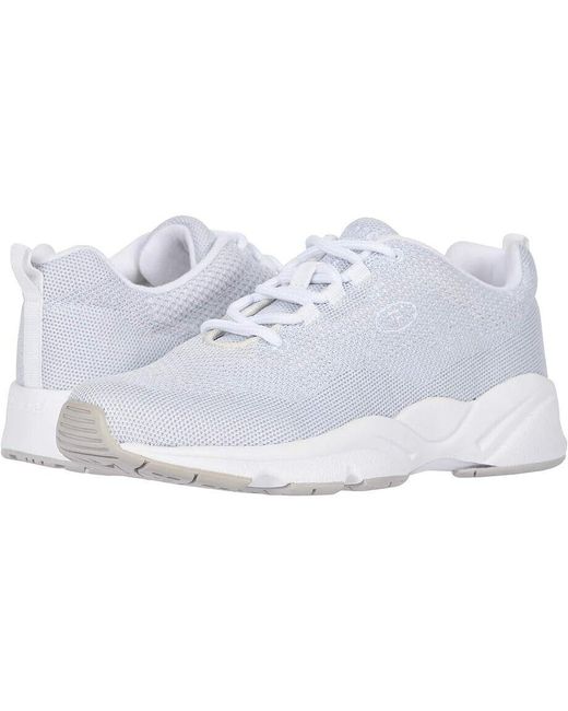 PropÃ©t White Propet Stability Fly Sneakers Lifestyle Shoes Fzp325