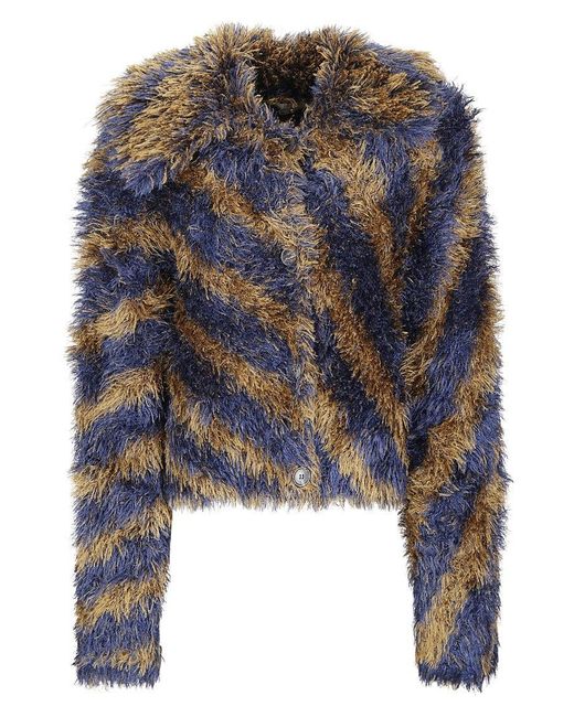 Dries Van Noten Blue Terrace Cardigan