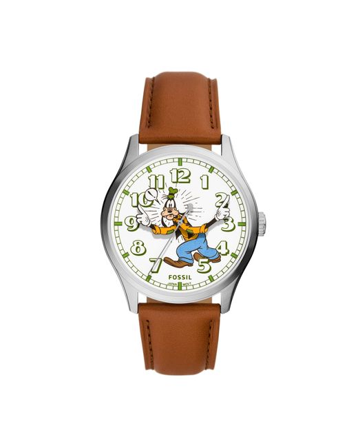 Fossil Brown Disney Special Edition Three-hand, Stainless Steel Watch