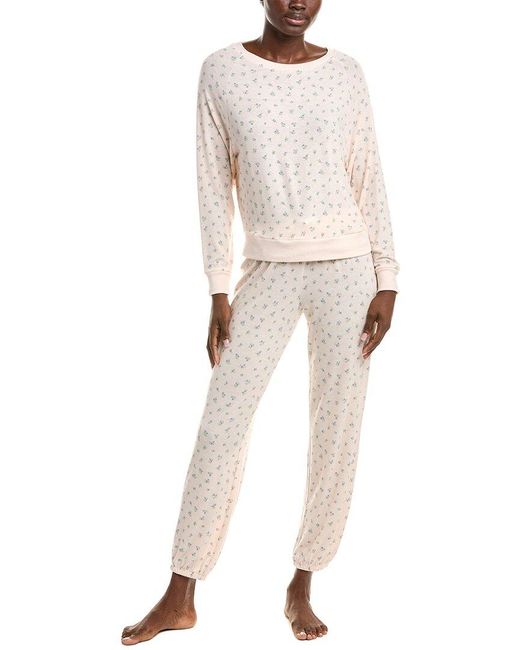 Honeydew Intimates Natural 2Pc Star Seeker Brushed Jersey Lounge Set