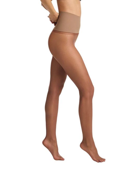 Commando White Essential Back Seam Sheer Tight