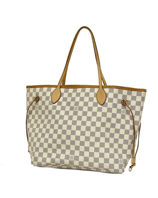 Louis Vuitton Metallic Neverfull Mm Canvas Tote Bag (pre-owned)