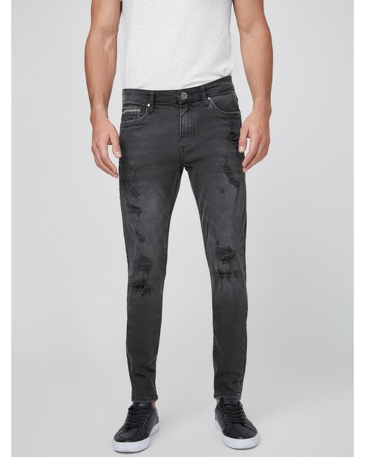 Guess Factory Jonah Modern Skinny Jeans in Black for Men | Lyst