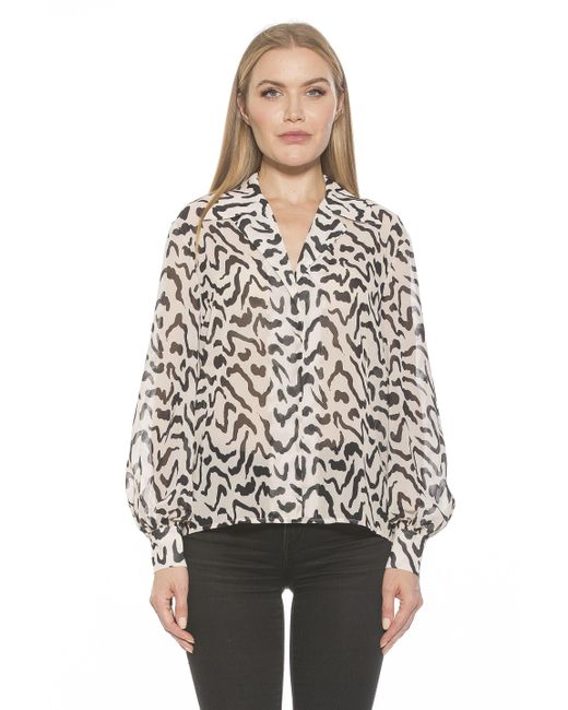Alexia Admor Natural Mila Blouse