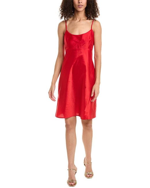 Frances Valentine Red Slip Dress