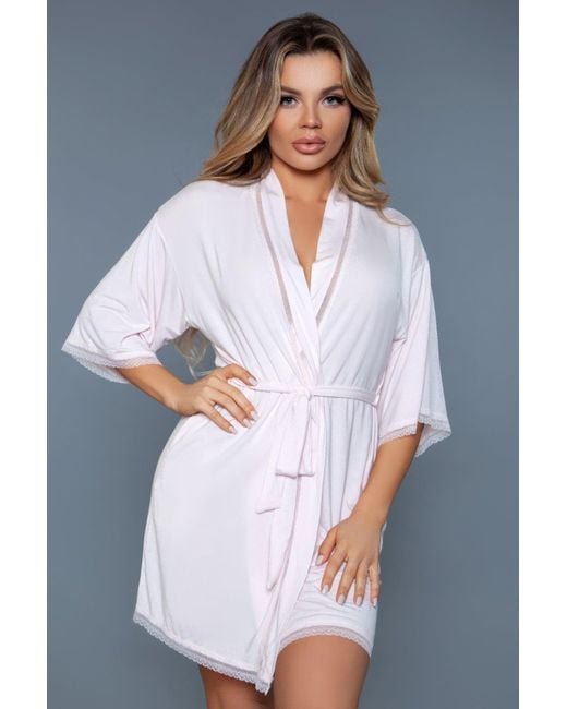 TRUEDAMES Gray Sylvie Robe