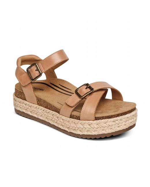 Aetrex Metallic Paula Platform