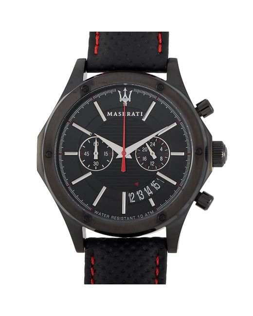 Maserati Black Circuito Chronograph 44mm Watch R8871627004 for men