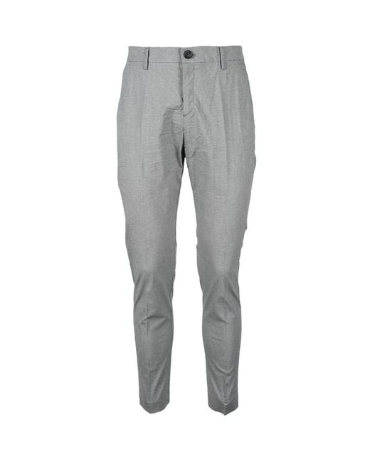Aglini Gray Trousers for men