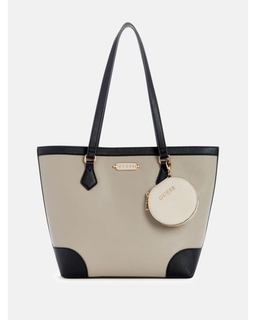 Guess Factory Cassey Color block Carryall in White Lyst