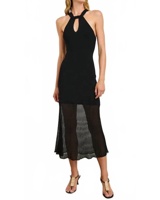 Rails Black Marlin Midi Dress