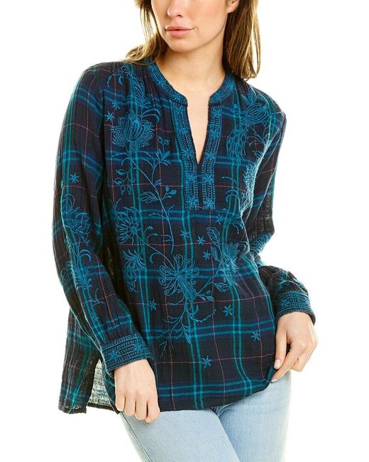 Johnny Was Cotton Phiona Bishop Sleeve 