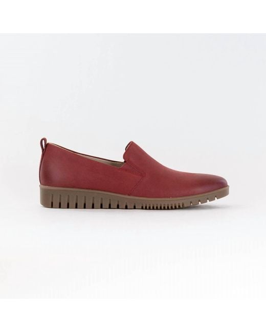 Dansko Red Linley Flat Sandal