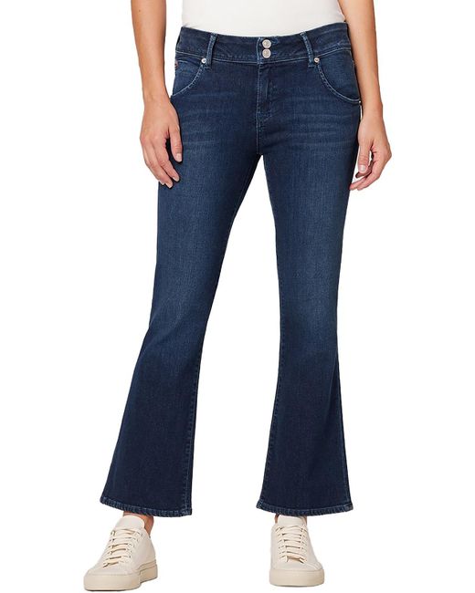 Hudson Blue Collin Mid-rise Cropped Bootcut Jeans