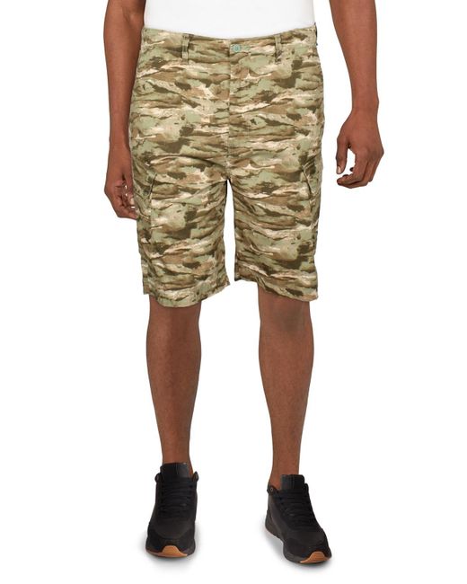 Levi's Natural Twill Printed Cargo Shorts for men