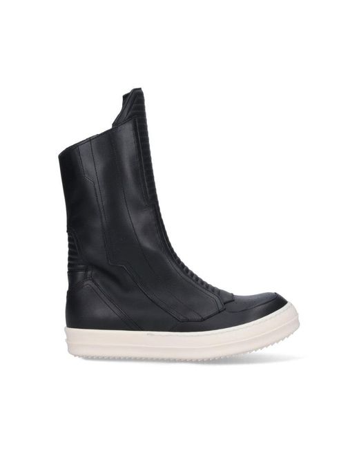 Rick Owens Black Moto Sneaks" Sneakers for men