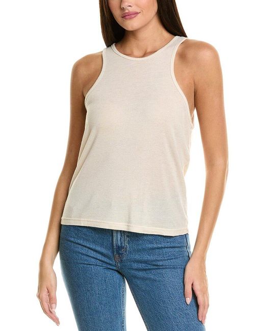 Monrow Blue Light Racer Tank