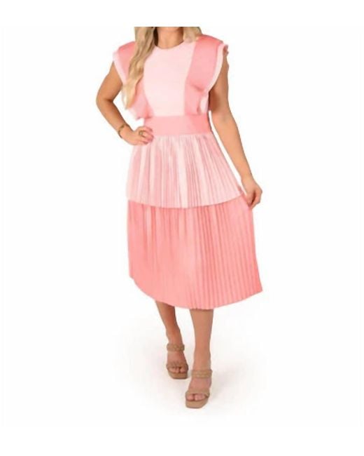 Emily Mccarthy Pink Chloe Dress