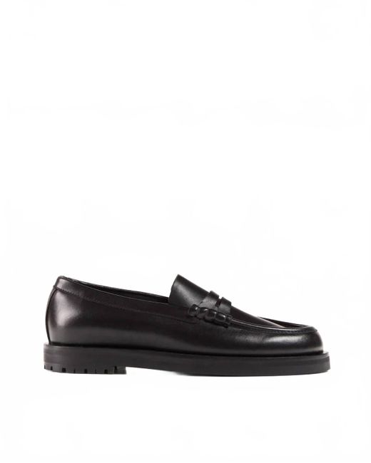 Dear Frances Black Joss Loafer Shoes
