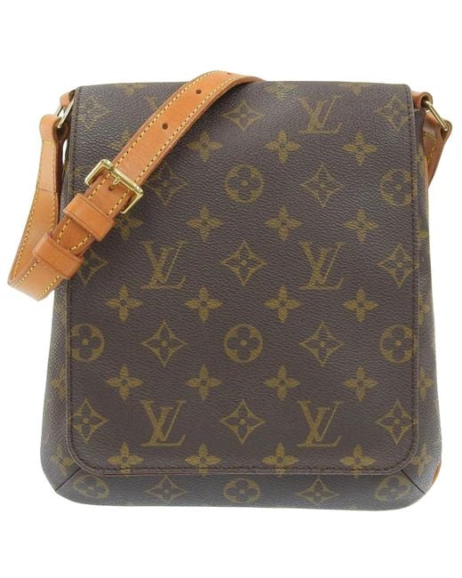 Louis Vuitton Musette Salsa Canvas Shoulder Bag (pre-owned) in Brown
