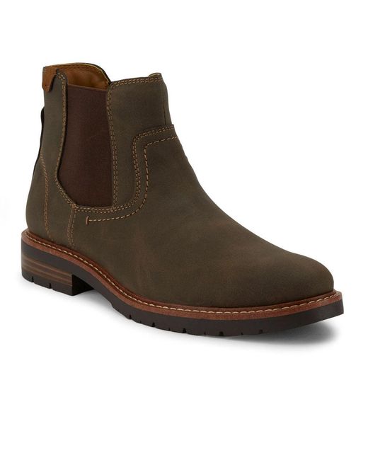 Dockers Brown Ransom Rugged Chelsea Boot for men