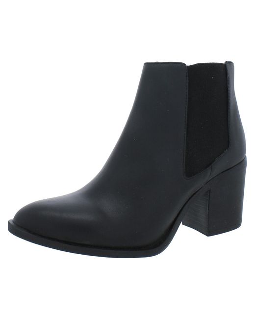 Nisolo Black Leather Pull On Ankle Boots