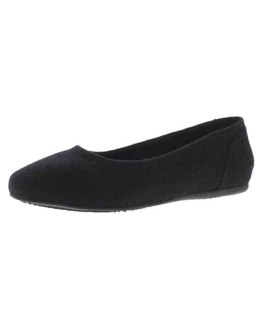 Softwalk® Black Fleece Comfort Slip-on Sneakers