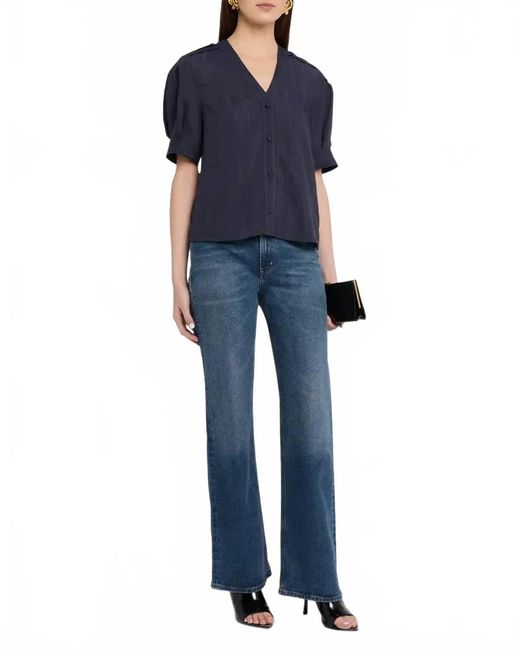 Rag & Bone Blue Taylor Button Down Shirt