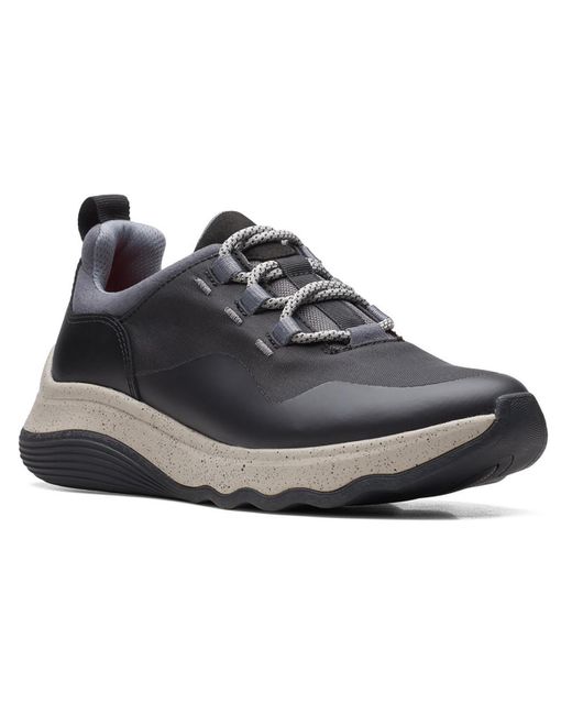 Clarks Black Jaunt Leather Workout Running & Training Shoes