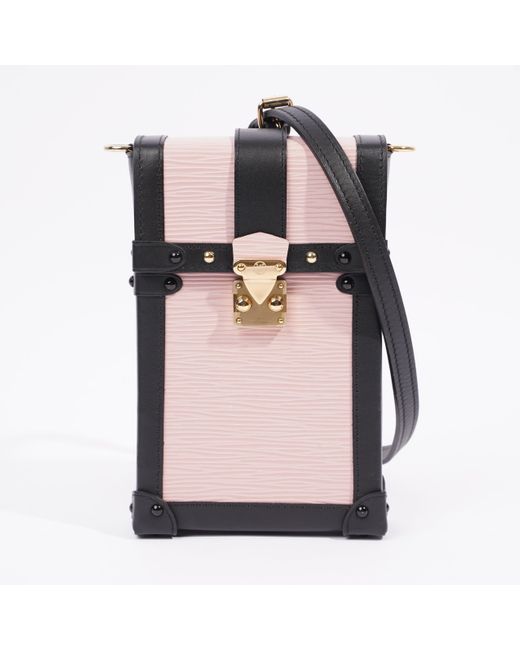 Louis Vuitton Pink Vertical Trunk Pouch / Epi Leather