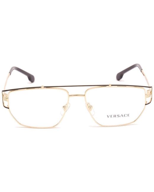 Versace Ve1257 55mm Optical Frames in Metallic Lyst