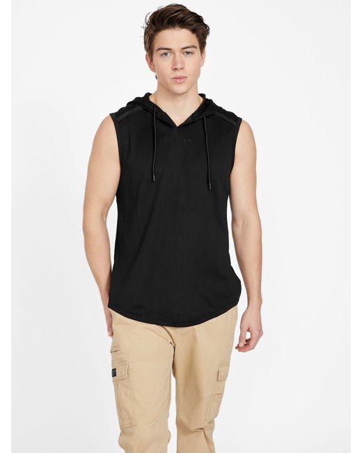 Guess Black Stephen Active Vest for men