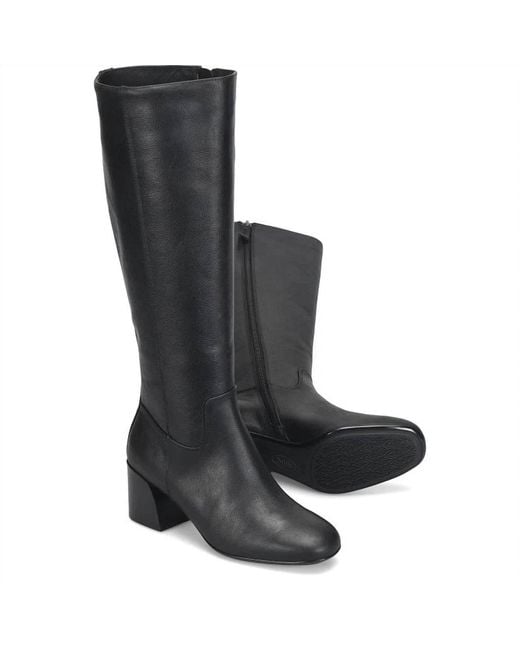 Söfft Black Cecily Leather Boots
