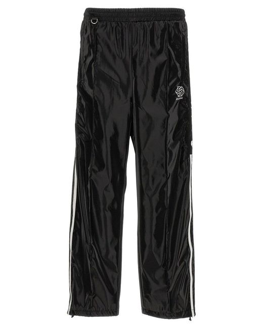 Doublet Black 'Laminate Track' Joggers for men