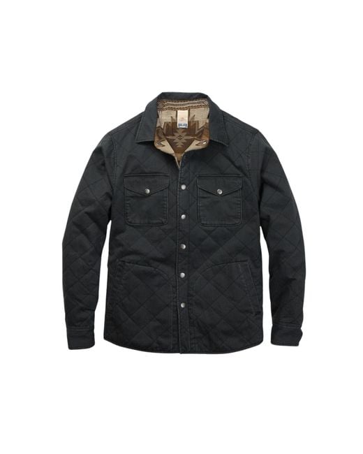 Faherty Brand Black Doug Good Feather Reversible Bondi Jacket for men