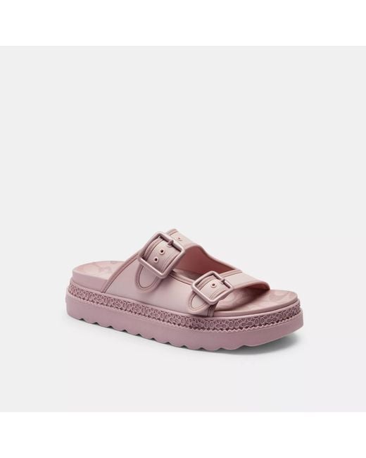 COACH Green Lainey Sandal