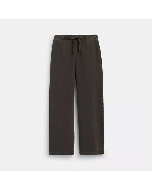 COACH Brown Garment Dye Track Pants