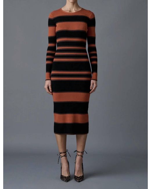 Le Superbe Black Rugby Kate Midi Dress