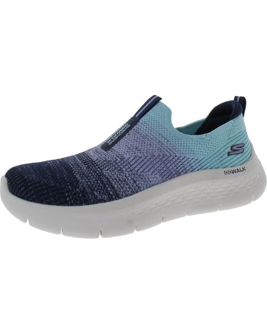 Skechers Blue Go Walk Flex Fitness Workout Running & Training Shoes
