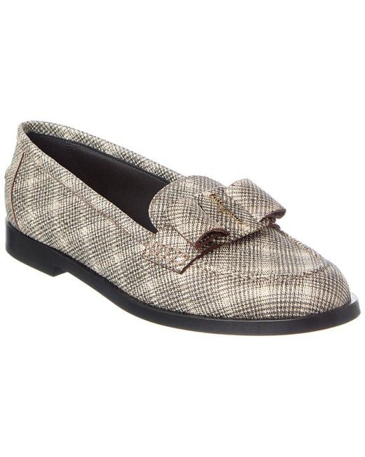 Ferragamo Gray Vivaldi Loafer