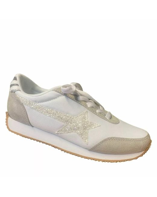 Gypsy Jazz White Vintage Sneakers