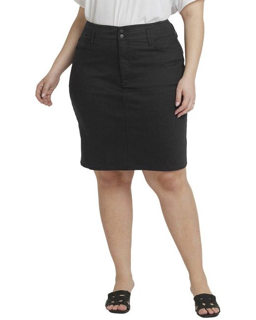 NYDJ Black Plus Skirt