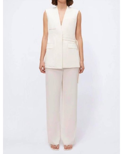 Jonathan Simkhai White The Kirby Vest