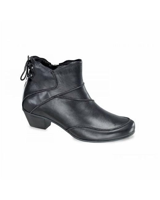 Aetrex Black Samantha Ankle Boot