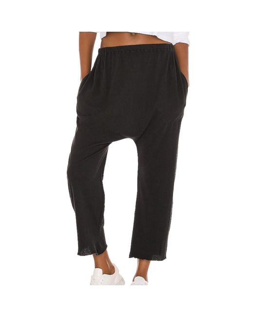 The Great Black Jersey Crop Pant