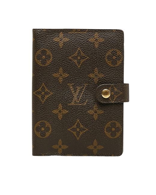 Louis Vuitton Green Agenda Pm Canvas Wallet (pre-owned)