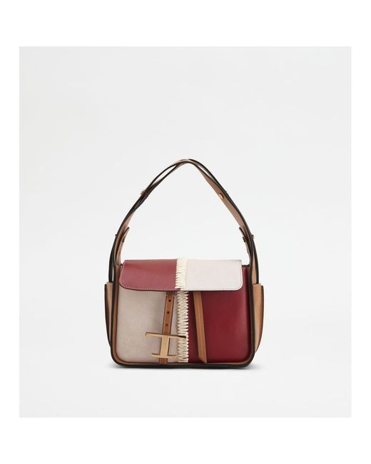 Tod's Red Bag In Leather Mini