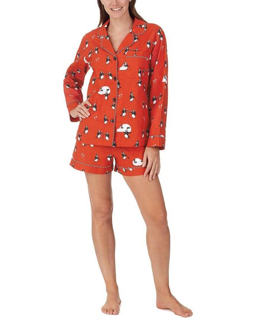 Bedhead Red Pajamas 2pc Pajama Set